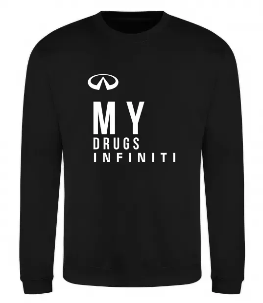 Свитшот Infiniti my drug Черный фото