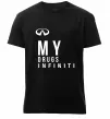 Мужская премиум футболка Infiniti my drug Черный фото