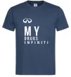 Мужская футболка Infiniti my drug Темно-синий Мужская футболка Infiniti my drug Темно-синий фото