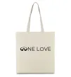 Эко-сумка Infiniti one love Бежевый Эко-сумка Infiniti one love Бежевый фото