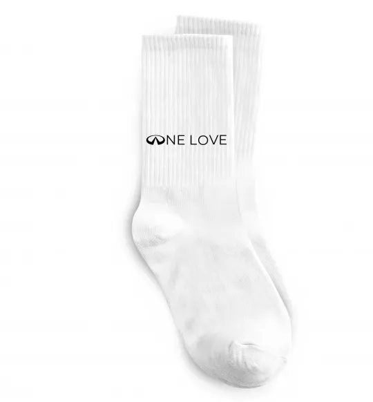 Носки Infiniti one love Белый фото