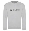 Свитшот Infiniti one love Серый меланж фото