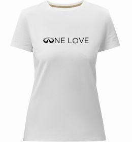 Женская премиум футболка Infiniti one love