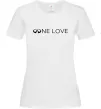 Женская футболка Infiniti one love Белый фото