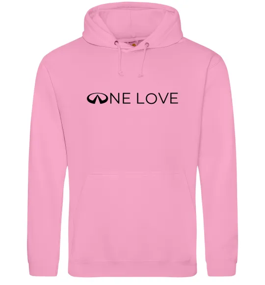 Женская толстовка (худи) Infiniti one love Розовый фото