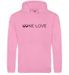 Женская толстовка (худи) Infiniti one love Розовый фото