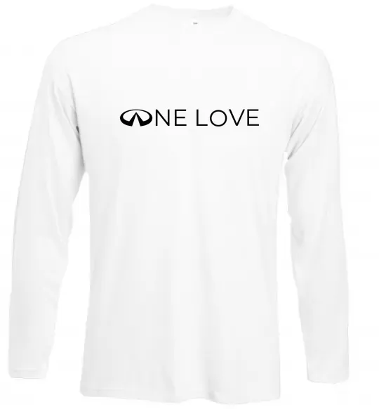 Лонгслів Infiniti one love Білий фото