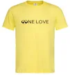 Мужская футболка Infiniti one love Лимонный фото