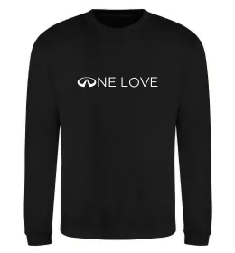 Свитшот Infiniti one love Черный фото