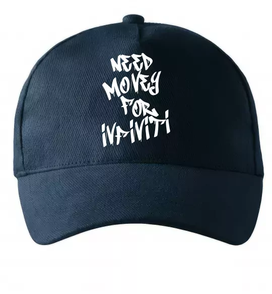 Кепка Need money for Infiniti Темно-синий фото