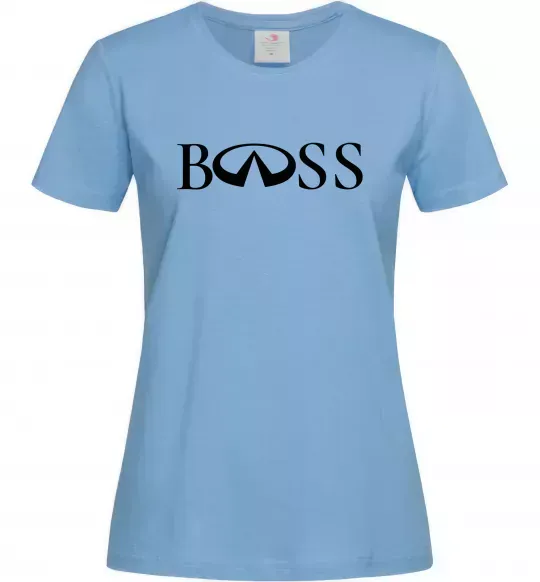 Женская футболка Infiniti Boss Голубой фото