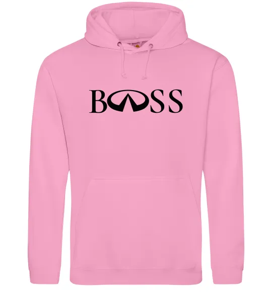 Мужская толстовка (худи) Infiniti Boss Розовый фото