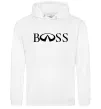 Мужская толстовка (худи) Infiniti Boss Белый фото