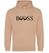 Мужская толстовка (худи) Infiniti Boss Песочный фото