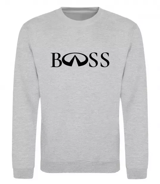 Свитшот Infiniti Boss Серый меланж фото