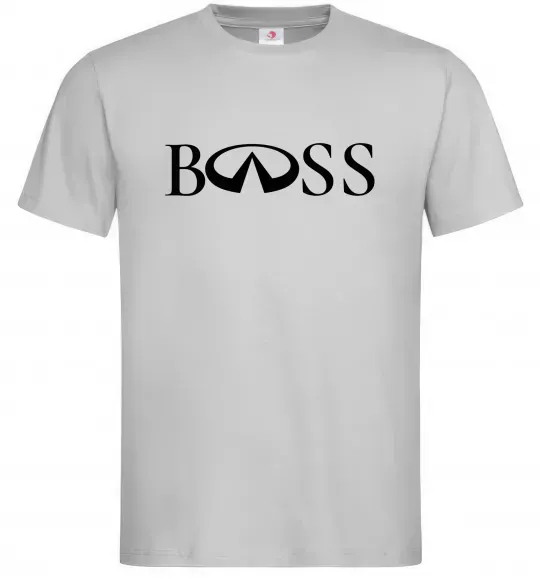 Мужская футболка Infiniti Boss Серый фото