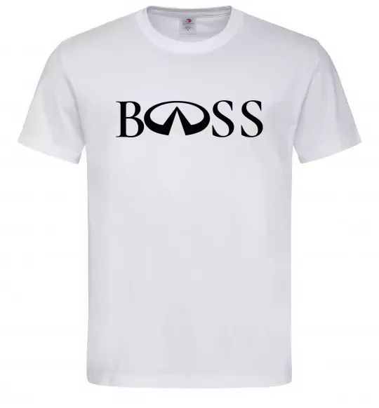 Мужская футболка Infiniti Boss Белый фото