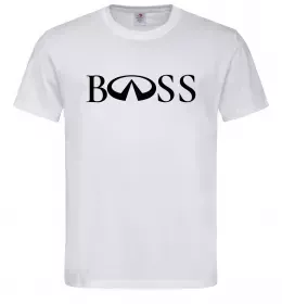 Мужская футболка Infiniti Boss Белый фото