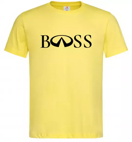Мужская футболка Infiniti Boss Лимонный фото