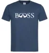Мужская футболка Infiniti Boss Темно-синий фото