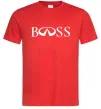 Мужская футболка Infiniti Boss Красный фото