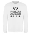 Світшот You can drive Infiniti Білий фото
