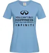 Женская футболка You can drive Infiniti Голубой фото
