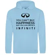 Мужская толстовка (худи) You can drive Infiniti Голубой фото