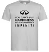 Чоловіча футболка You can drive Infiniti Сірий Чоловіча футболка You can drive Infiniti Сірий фото