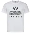Чоловіча футболка You can drive Infiniti Білий Чоловіча футболка You can drive Infiniti Білий фото