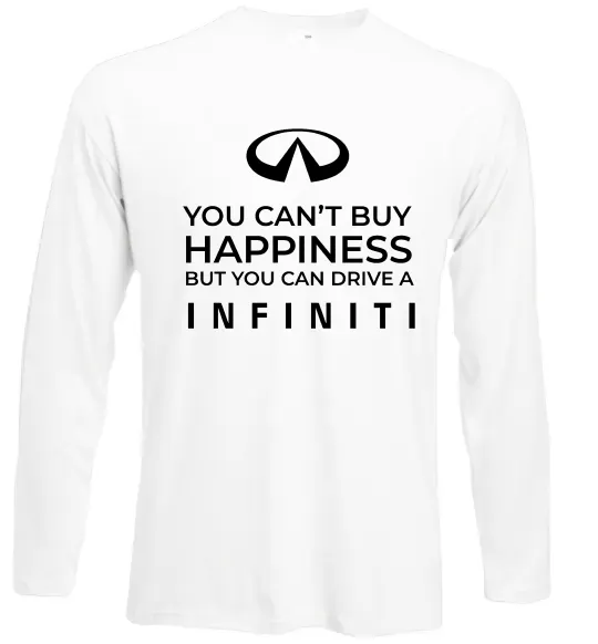 Лонгслив You can drive Infiniti Белый фото