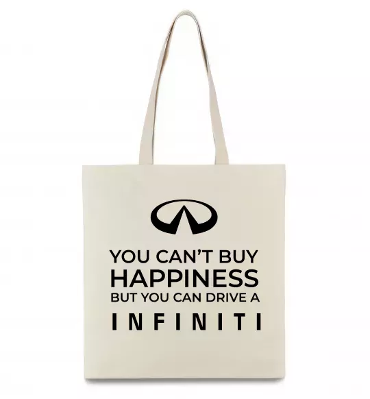 Еко-сумка You can drive Infiniti Бежевий фото