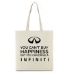 Еко-сумка You can drive Infiniti Бежевий фото