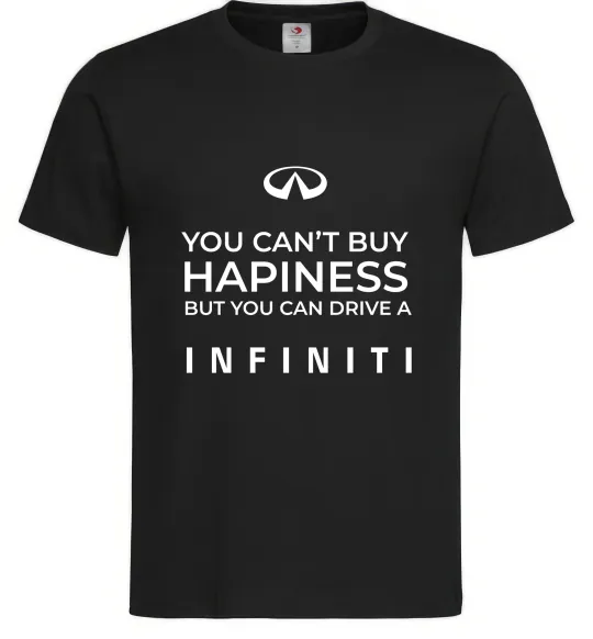 Чоловіча футболка You can drive Infiniti Чорний фото