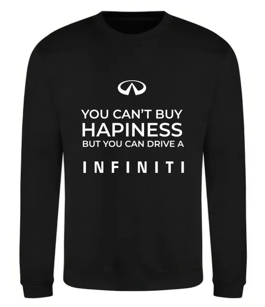Свитшот You can drive Infiniti Черный фото