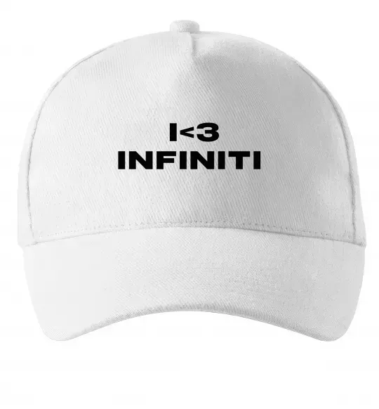 Кепка I <3 Infiniti Белый фото