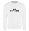 Свитшот I <3 Infiniti Белый фото