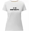 Женская премиум футболка I <3 Infiniti Белый фото
