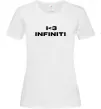 Жіноча футболка I <3 Infiniti Білий фото