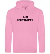 Чоловіча толстовка (худі) I <3 Infiniti Рожевий фото