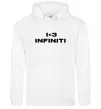 Жіноча толстовка (худі) I <3 Infiniti Білий фото