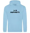 Женская толстовка (худи) I <3 Infiniti Голубой фото