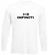 Лонгслив I <3 Infiniti Белый фото