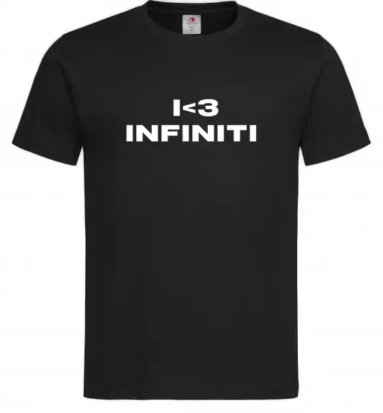 Мужская футболка I <3 Infiniti Черный фото