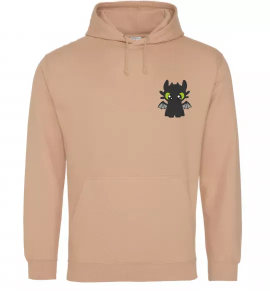 Жіноча толстовка (худі) Дракон Беззубик Пісочний фото