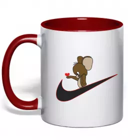 Чашка с цветной ручкой