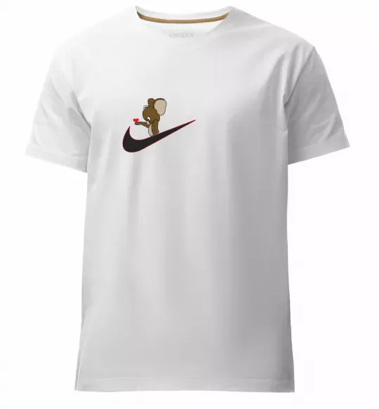 Мужская премиум футболка Джері парна Белый фото