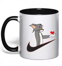 Чашка з кольоровою ручкою