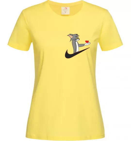 Жіноча футболка Том парна Лимонний фото