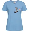 Жіноча футболка Том парна Блакитний фото